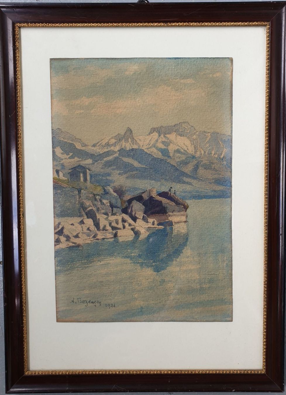 Tableaux: altes Aquarelle – D'occasion à Zürich par B-Rock