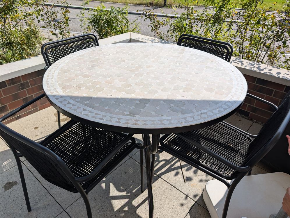 Mosaik Gartentisch aus Marokko 120cm | Kaufen auf Ricardo