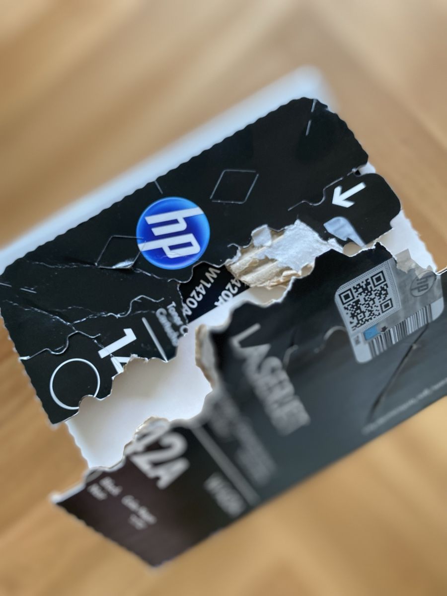 Hewlett Packard Druckerpatronen & Toner: Laserjet HP 142A  – Neu und originalverpackt aus Blauen von Baggi 1