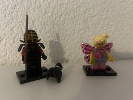 Lego Minifiguren Kendo Kämpfer und Fee mit Zubehör