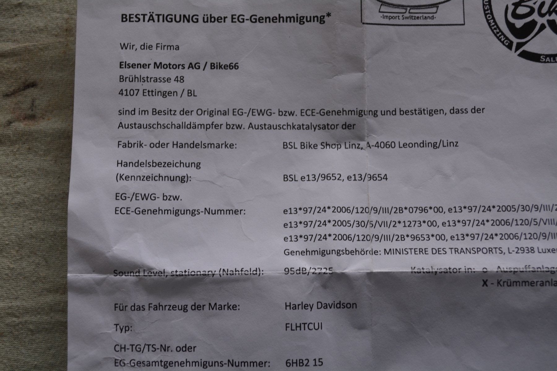 Harley-Davidson Chopper: Harley Davidson FLHTCUI – Gebraucht aus Wollerau von chevy27 7