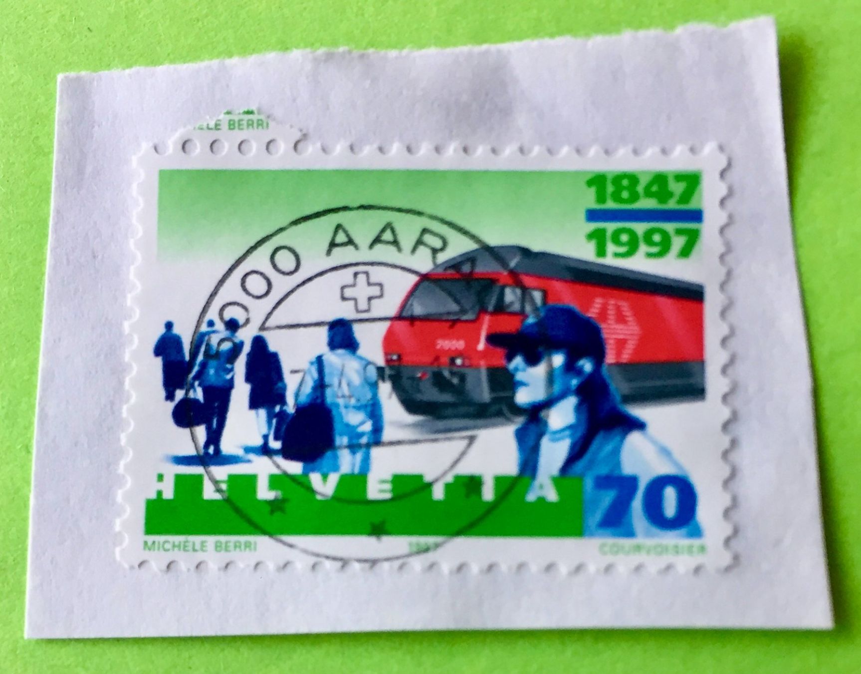 Tutti i francobolli: Nr.909 mit Stempelt Lok 2000 Aarau    – Usato da Aarau venduto da Billa007