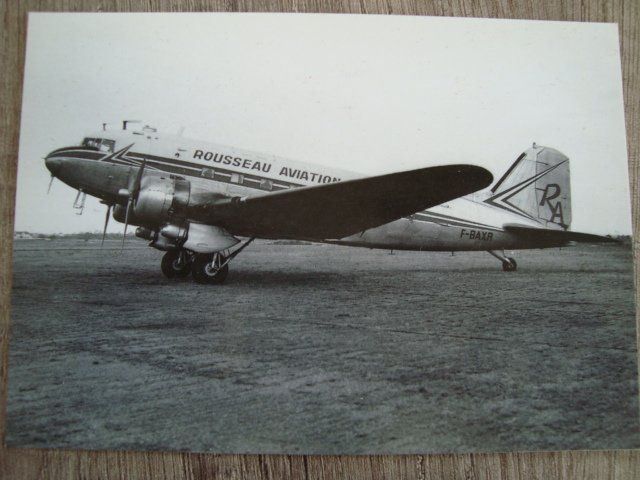 Cartoline postali: Rousseau Aviation, DC-3, F-BAXR – Nuovo e nell'imballaggio originale da Thun venduto da Abigboss