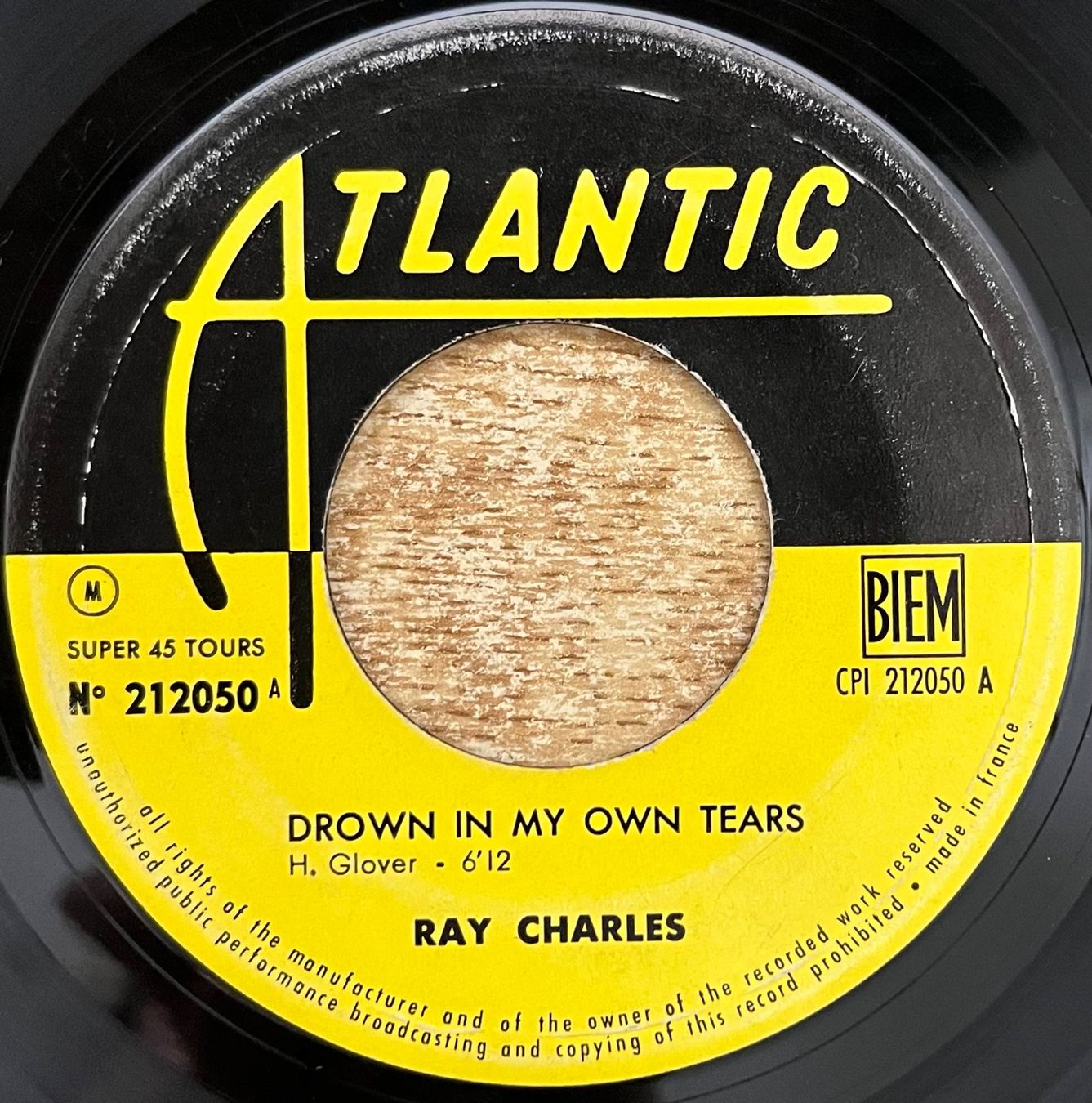 Dischi in vinile: RAY CHARLES - DROWN IN MY OWN TEARS – Usato da Bussigny venduto da vinyl-pas-cher 2