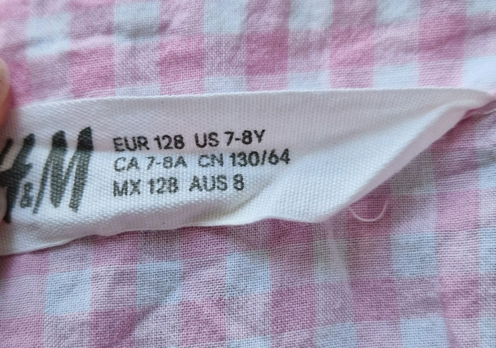H&M Camicette, T-shirt & Top: H&M Karo-Bluse Grösse 128  – Usato da Benken SG venduto da EgMoJo 1