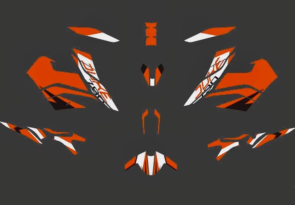 KTM Tutti i ricambio per moto: Aufkleber Decal ktm duke 790 – Nuovo e nell'imballaggio originale da Lenzburg venduto da r_mendes
