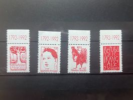 Série bicentenaire République Neufs** avec sigle 1792-1992