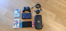 Nintendo Switch OLED mit 400GB Speicherkarte,