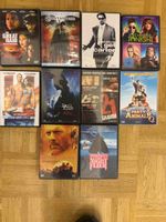 DVD Sammlung 10 Filme gebraucht akzeptabler Zustand