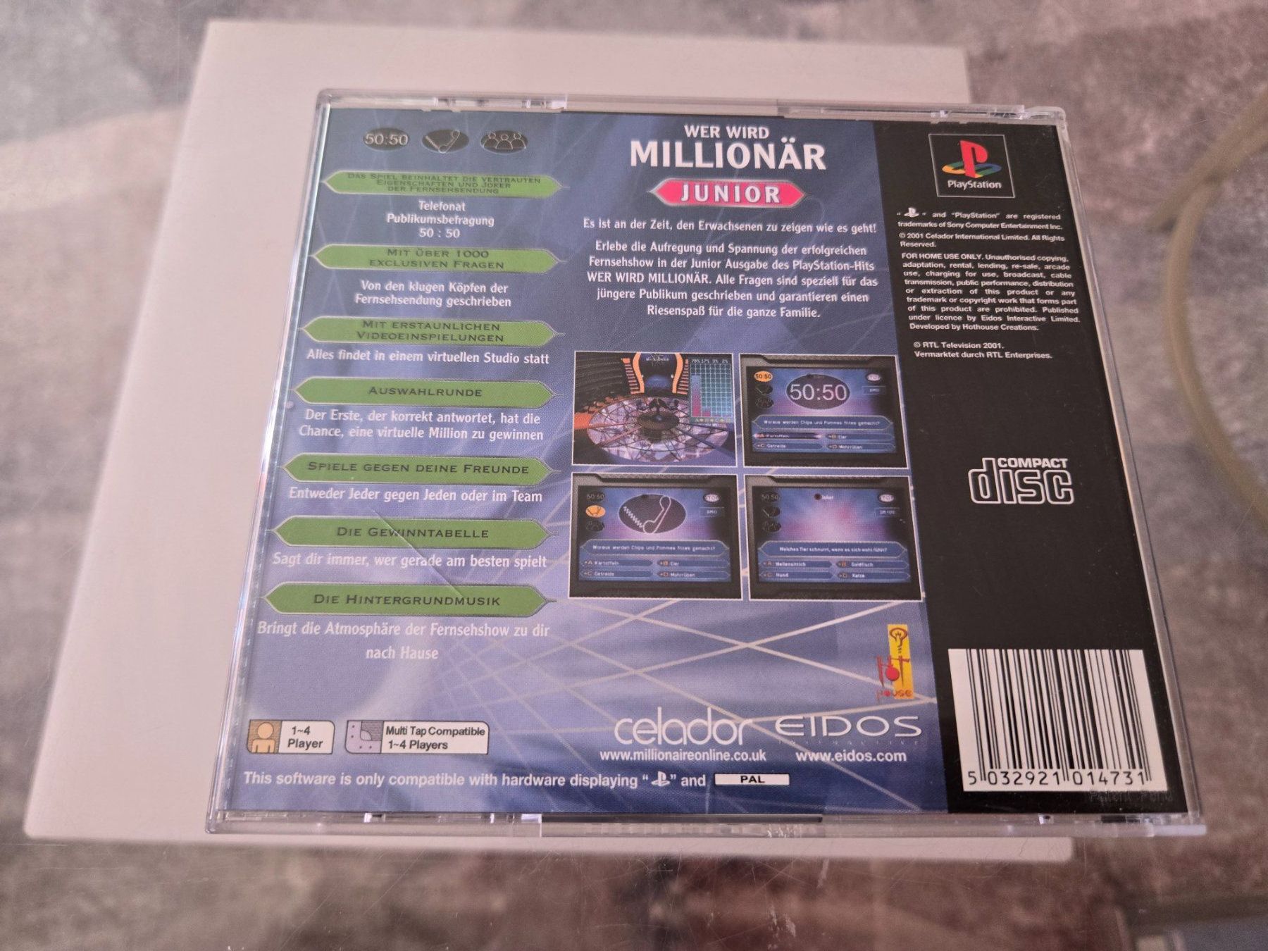 Spiele: Wer Wird Millionär Junior PS1 – Gebraucht aus Bussigny von Kfdlt 1