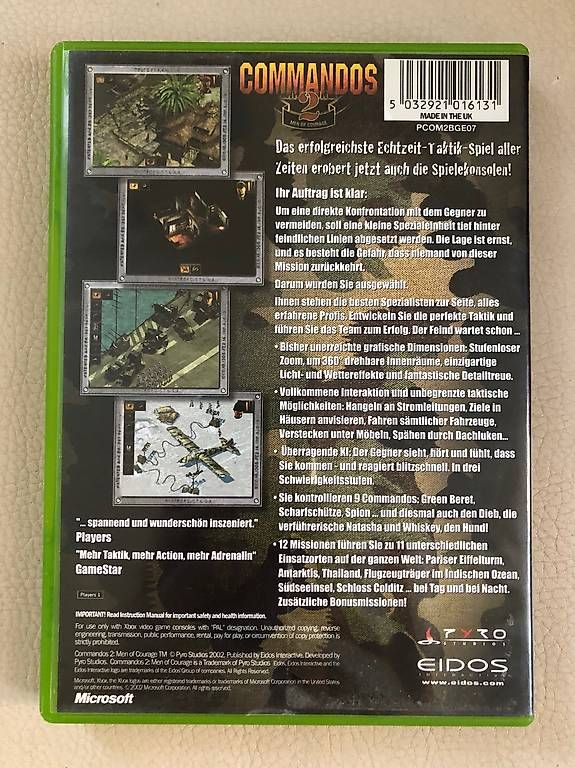 Giochi: Commandos 2: Men of Courage (Xbox one/xbox classics) – Usato da Gränichen venduto da adr1an 1
