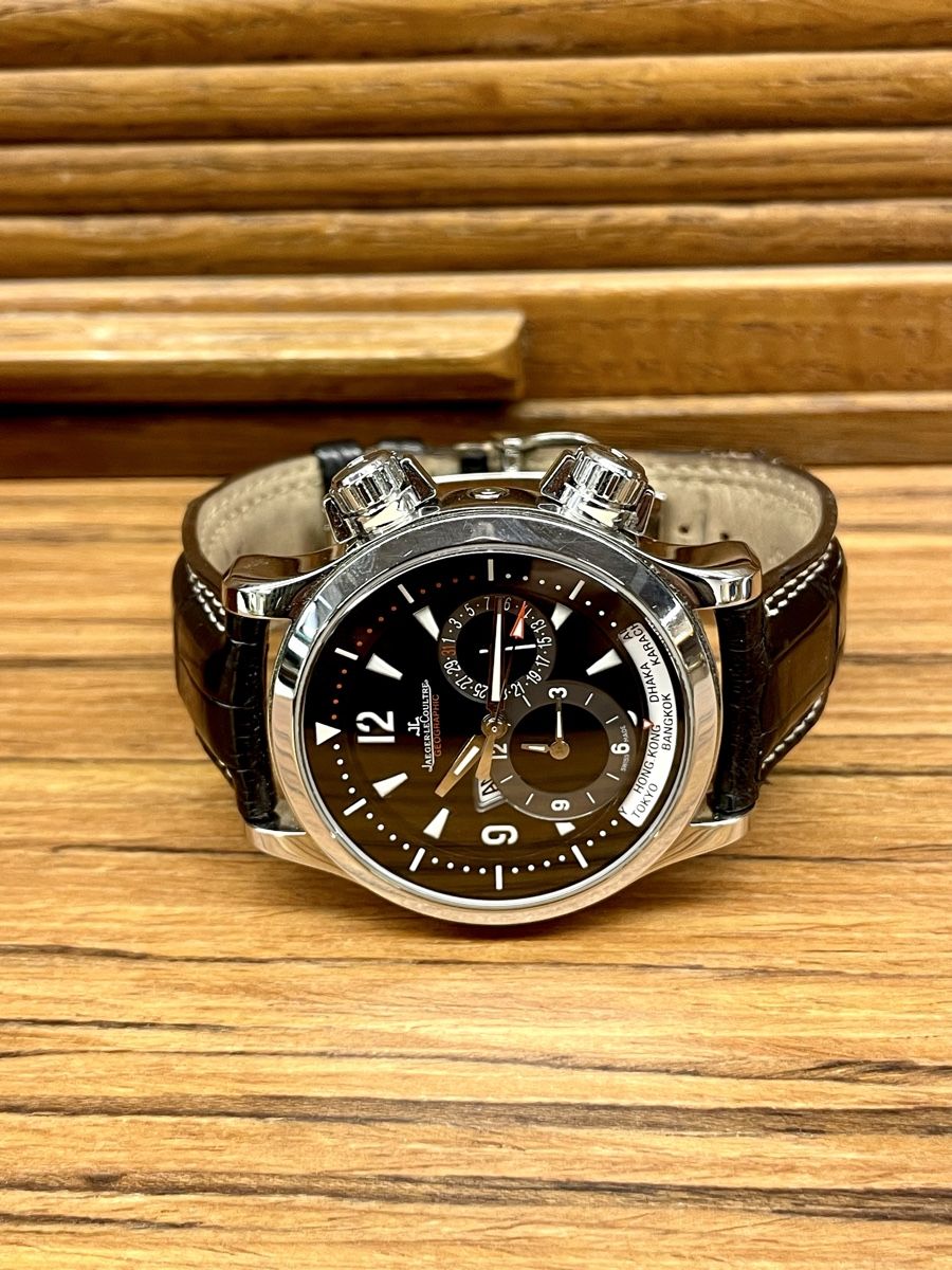 Jaeger-Lecoultre Orologi: Jaeger le Coultre Geographic master compressor – Usato da Mendrisio venduto da Atelier-orologio 1