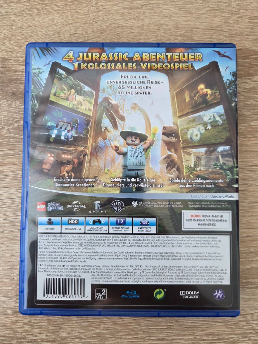 Giochi: LEGO Jurassic World (Multilanguage) - PS4 – Usato da Carouge GE venduto da Gasco 1