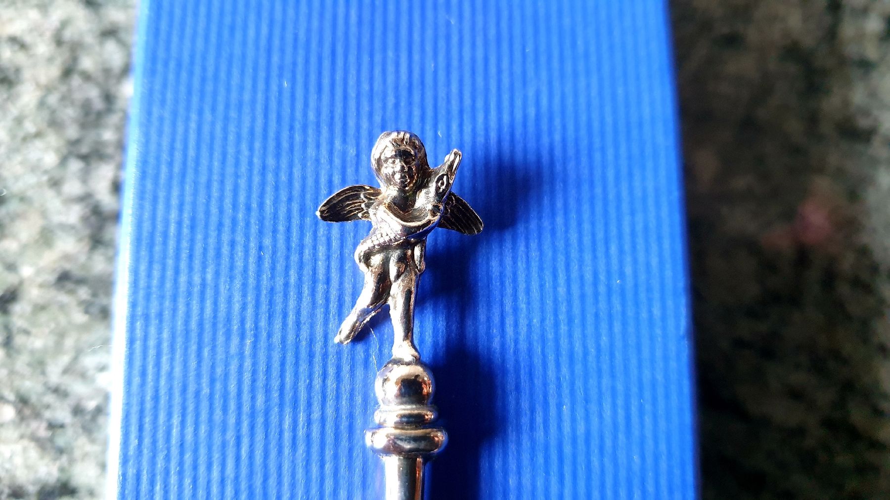 Cucchiai: SOUVENIRLÖFFEL - ENGELMOTIV – Nuovo e nell'imballaggio originale da Wengi b. Büren venduto da Ot1000 1
