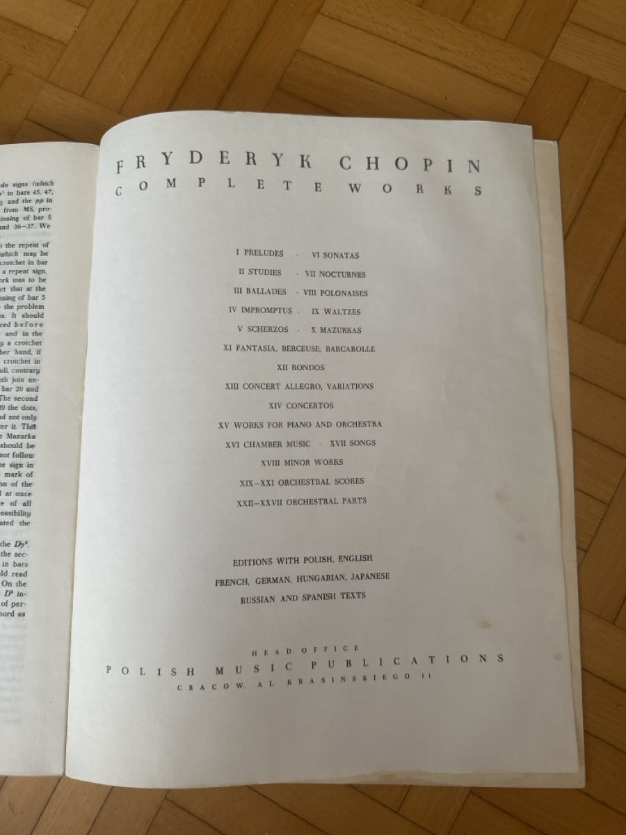 Libri: Klaviernoten Chopin Mazurkas – Usato da Urdorf venduto da robobespannung 5