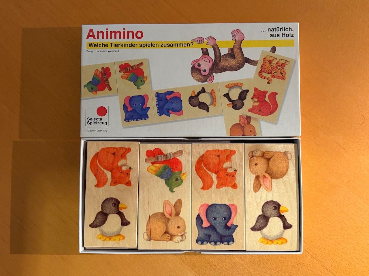 Selecta Giochi: Tierdomino aus Holz – Nuovo (secondo la descrizione) da Liestal venduto da Paddington64 1