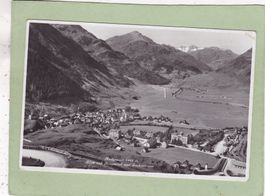 Andermatt Blick auf Hospental und Furkastrasse