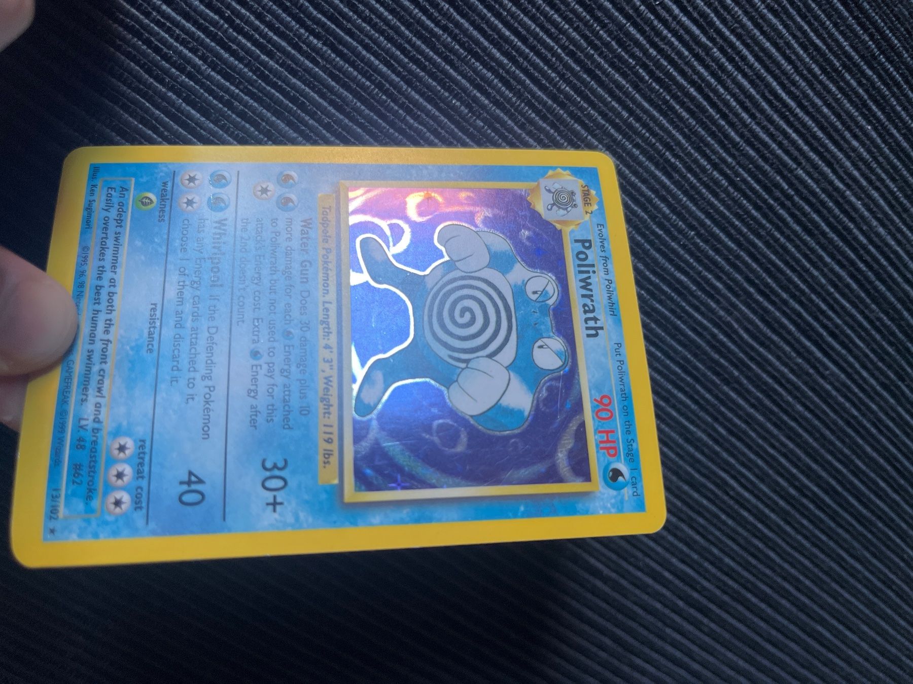 Pokémon Carte collezionabili: Pokemon Poliwrath holo Base Set englisch – Usato da Wabern venduto da Collectfun 1