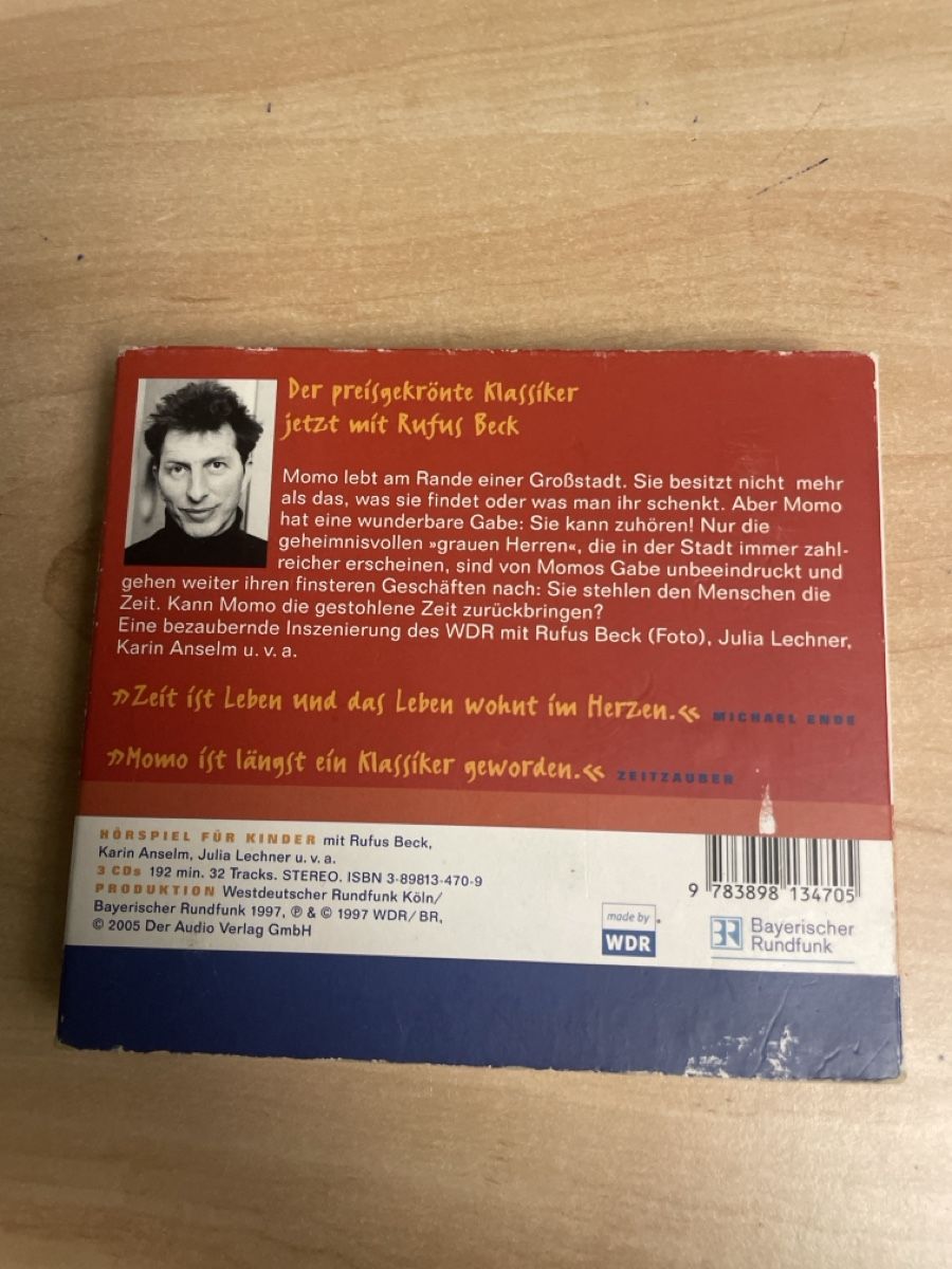 CDs: Michael Ende MOMO Hörspiel 3 CDs – Gebraucht aus Obergerlafingen von cabo4 3