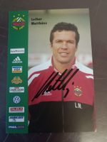 Lothar Matthäus - handsigniert Rapid Karte