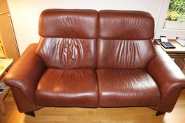 Stressless 2er Leder-Sofa Hochlehner