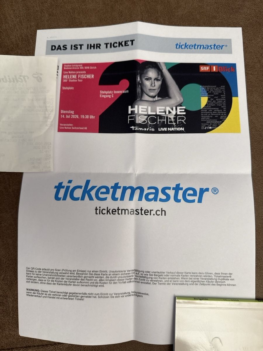 Billets: Helene Fischer Konzert Karten  – Neuf (Voir description) à Zürich par Hamburg5