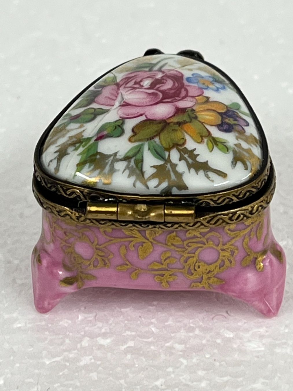 Dosen: Limoges Dreieck Miniatur Schatulle – Neu (gemäss Beschreibung) aus Mumpf von dadaboygugulini 6
