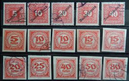 Österreich Lot mit alten Werten XIV