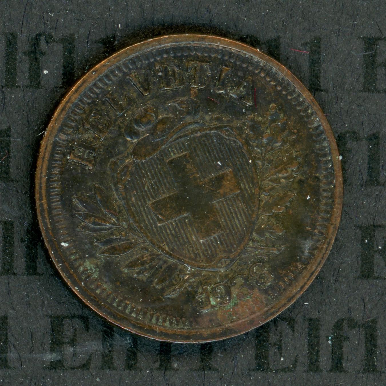 Tutti le monete: CHF___0.01 1938 vz 1 Rappen – Usato da Widnau venduto da Elf11
