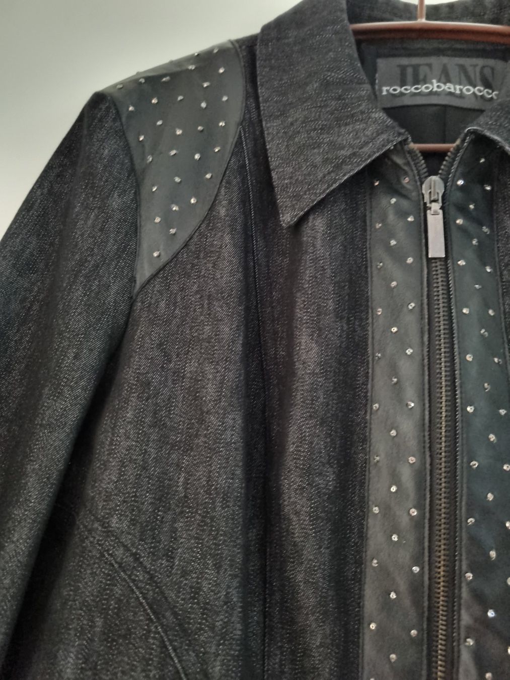 Giacche: Ital. Designer Jeans-Jacke, Gr. 42 "Roccobarocco" – Usato da Urtenen-Schönbühl venduto da Pikenir 2