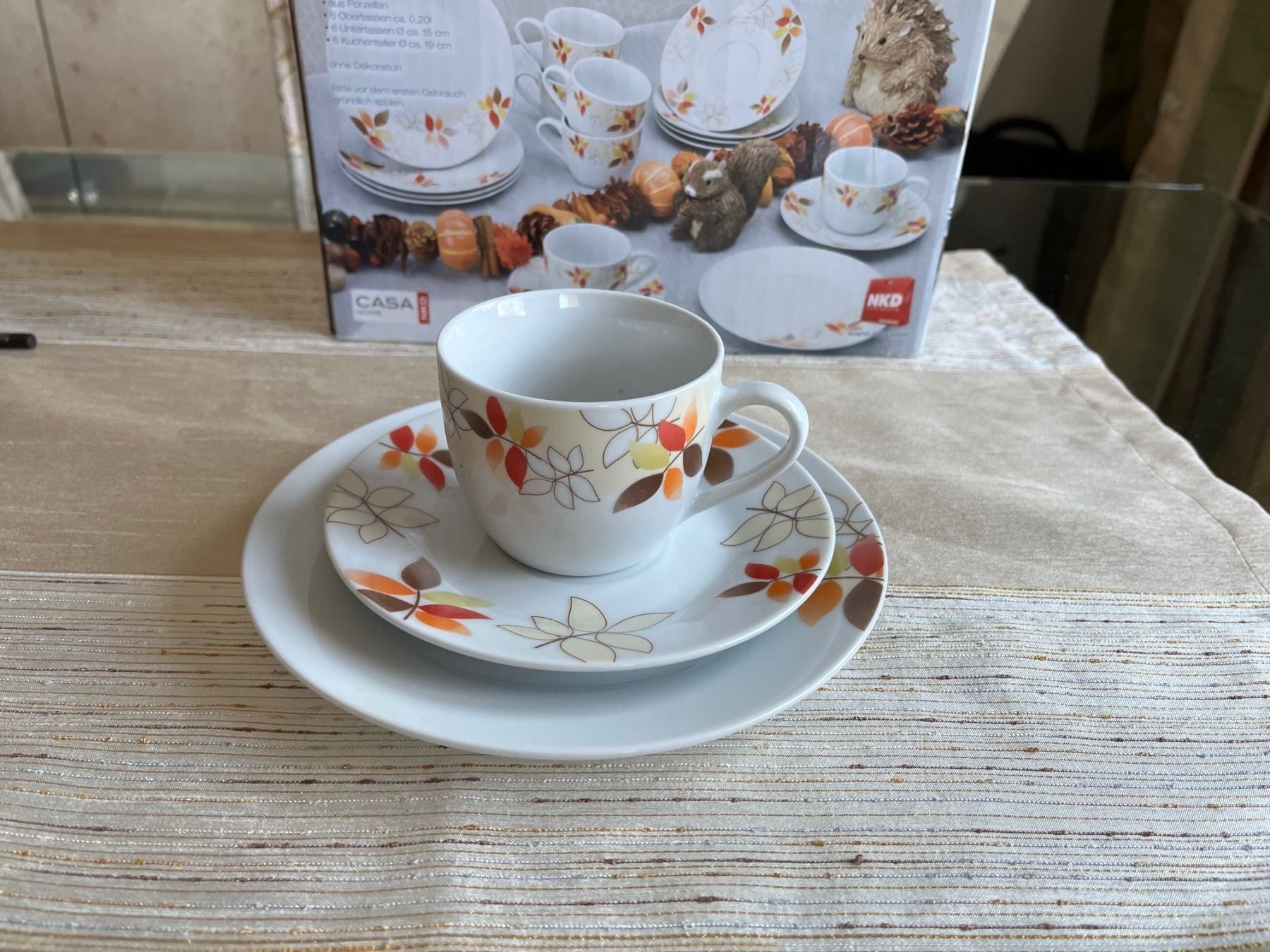 Set di piatti: Kaffeeservice 18 Tl. Fabrikneu – Nuovo e nell'imballaggio originale da Rekingen AG venduto da Barmaleus 1
