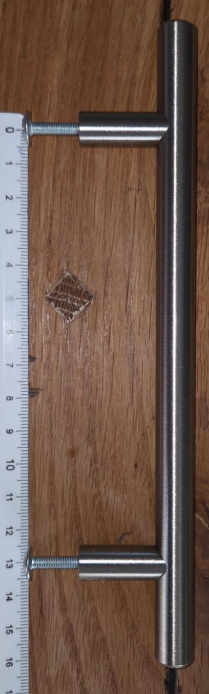 Ferramenta: Wunderschöne Edelstahl Möbelgriffe, 128cm, neuwertig – Usato da Thun venduto da ElOl01 5