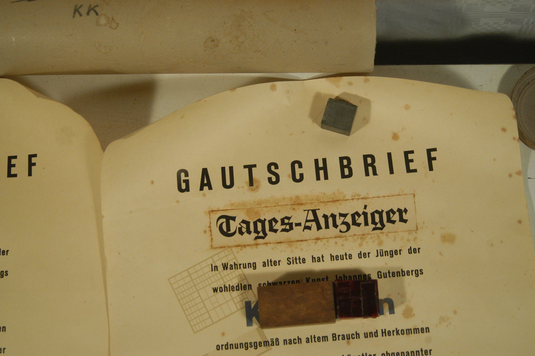 Documenti: Gautschbriefe 1937 2 Stück – Usato da Herisau venduto da Wisen 4