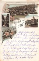 Gruss aus heiden litho