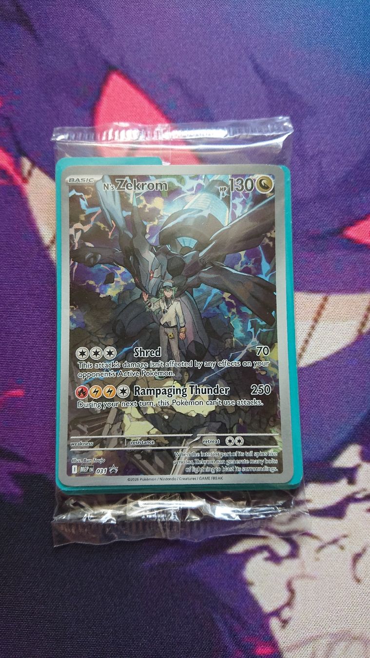 Pokémon Sammelbilder & Trading cards: N's Zekrom MEP 031 Sealed  – Neu und originalverpackt aus Chur von FreakofRarity