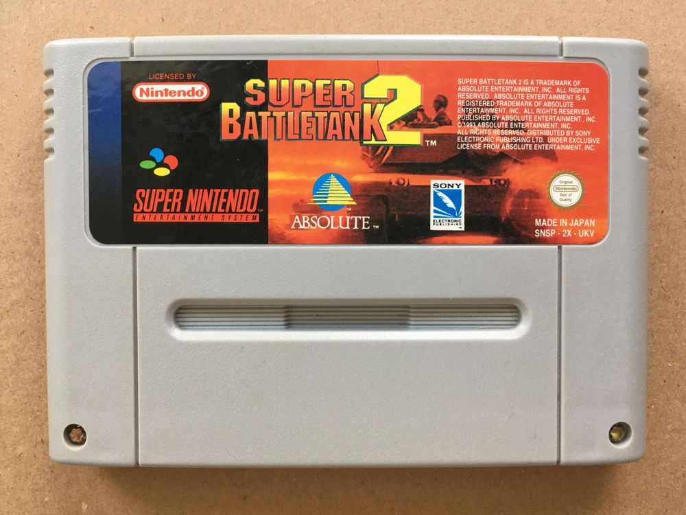 Super Battletank 2 für Nintendo SNES Kaufen auf Ricardo