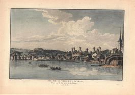 Luzern Originalkupferstich von Perignon 1780