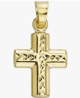 14k kruzifix Mit S925 Silber boxkette