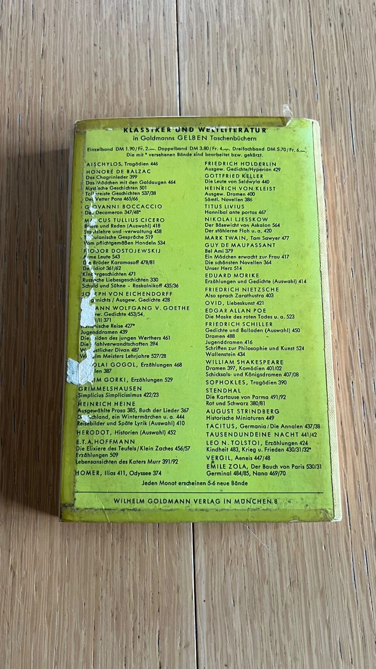 Libri: Robinson Crusoe, Daniel Defoe 1959 – Usato da Schübelbach venduto da Dolly990_2 1