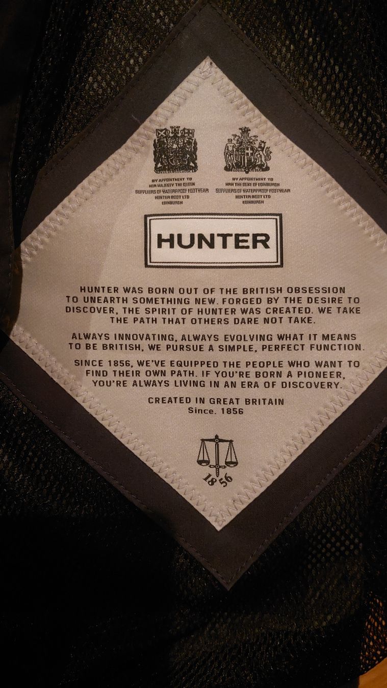 Hunter Giacche: Hunter Original Cotton Blend Rain Coat, size S, Navy – Usato da Zürich venduto da Lolaad 3
