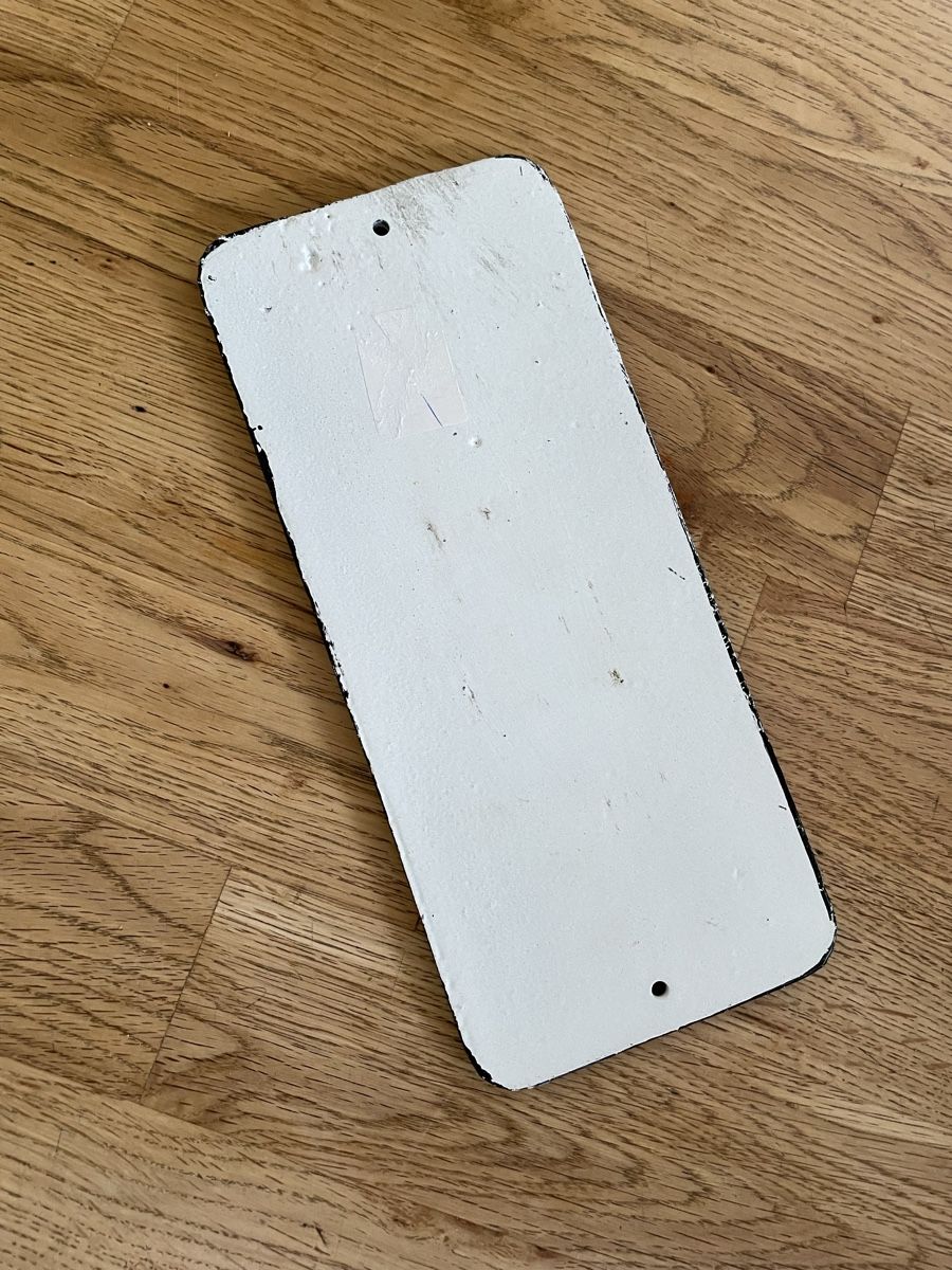 Schilder: Schild aus Eisenguss  – Gebraucht aus Flawil von Naphtali 2