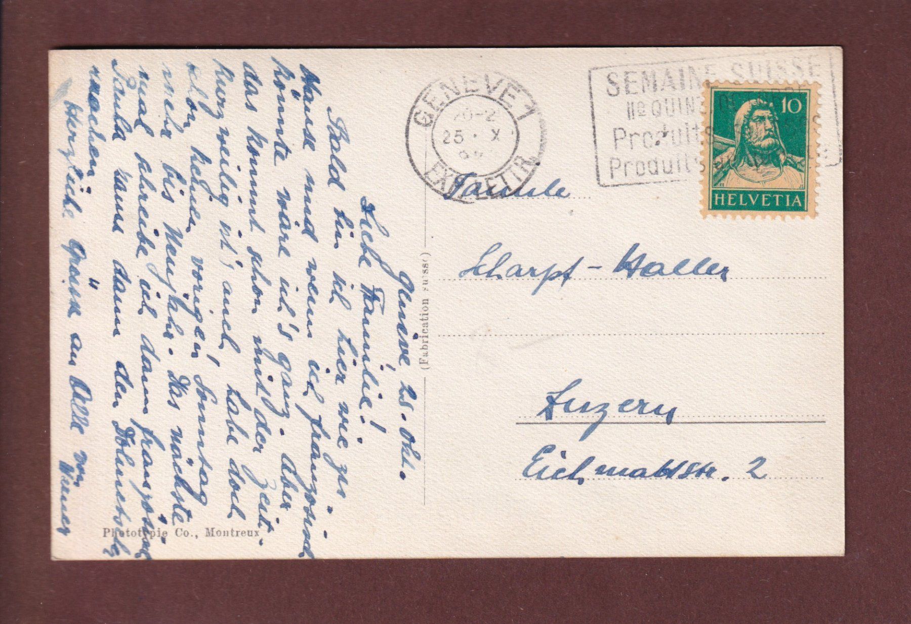 Cartes postales: GENEVE - Monument Brunswick – D'occasion à Pully par nicecards 1