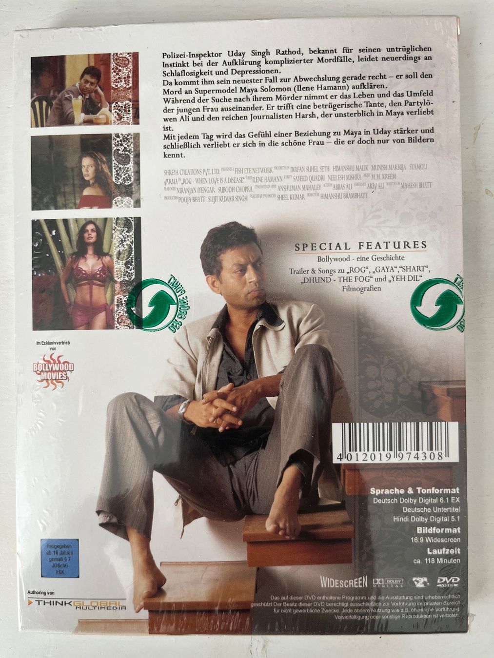 Tutti i DVDs: Rog - wenn Liebe krankhafter wird - Bollywood DVD 📀 – Nuovo (secondo la descrizione) da Sierre venduto da black.box 1