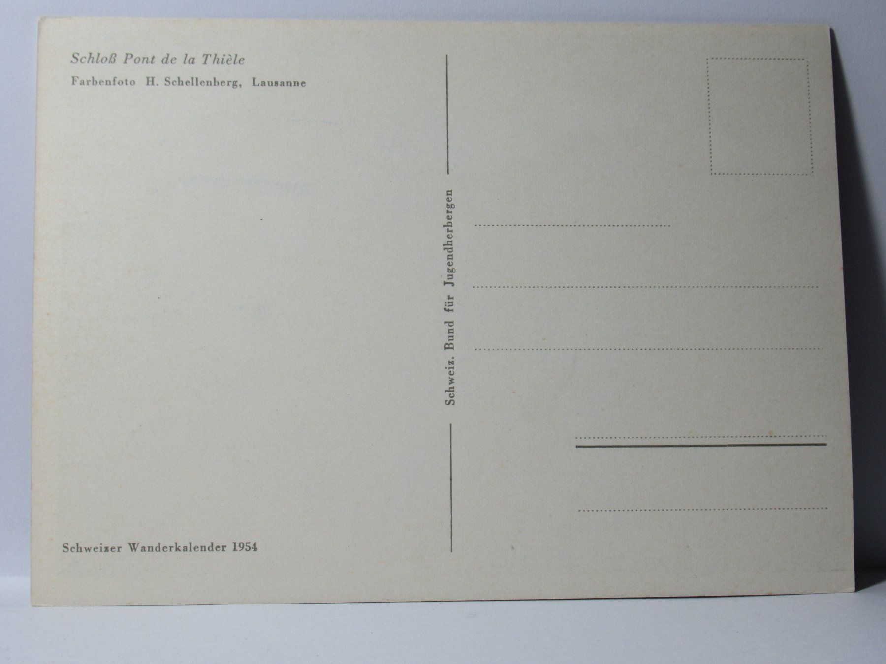 Ansichtskarten: Schloss Pont de la Thièle – Neu (gemäss Beschreibung) aus Grenchen von Bluemchen1900 1