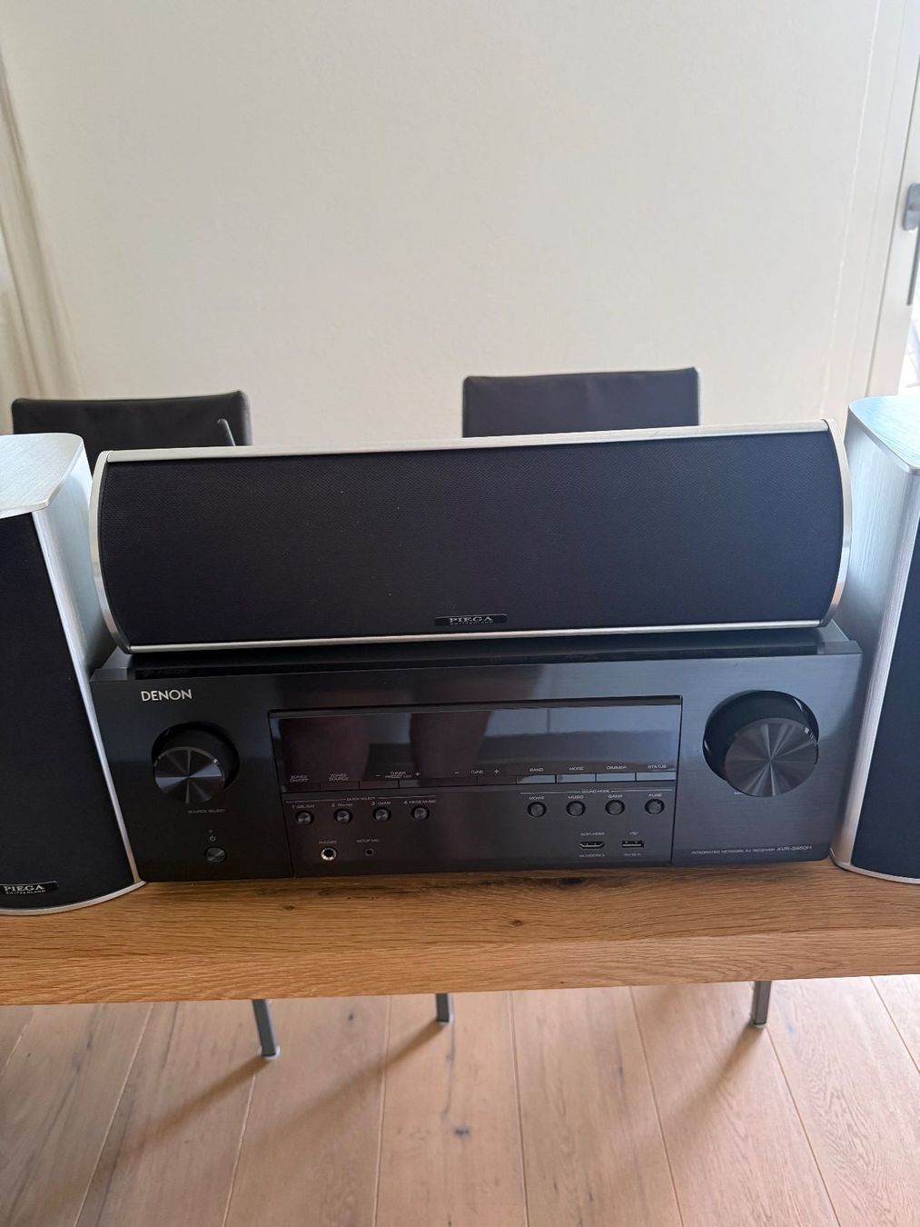 Piega Home Cinema: Denon AV Receiver 7.2 mit Piega Lautsprecher-Set mit Sub. – Usato da Lufingen venduto da nco_hpc8 1