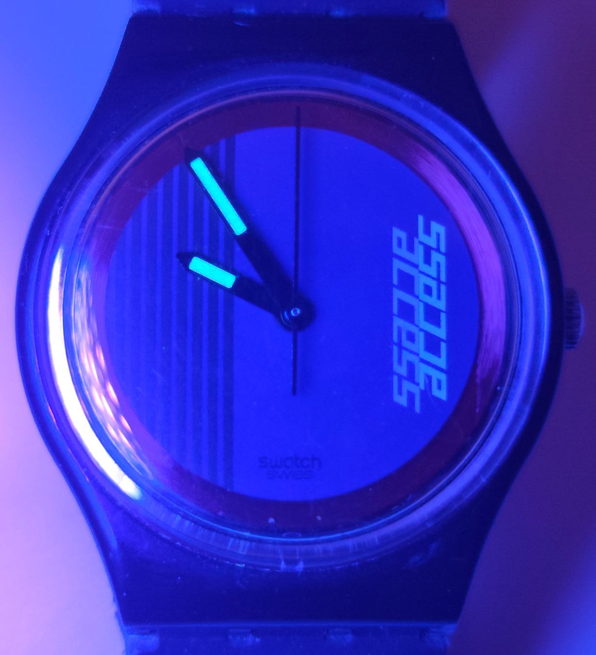 Swatch Orologi: Swatch ⌚️ACCESS DOUBLE LOOP - SKB100 – Usato da Eschenbach SG venduto da Piratenschatz 1