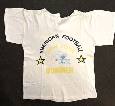 Vintage American Football T-Shirt, New York Runner⚽️