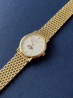 IWC Damenuhr mit Mondphase in 750er Gelbgold