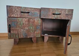 Vintage Nachttisch / Holz