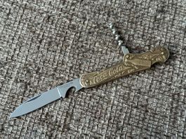 Altes Sackmesser COCA-COLA & Co. 1970er Sujet TOP RAR
